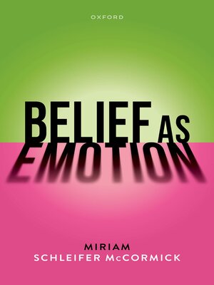 cover image of Belief as Emotion
